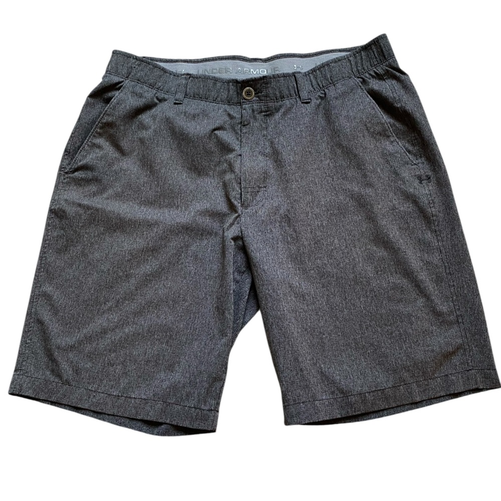 Men’s Under Armour Charcoal Gray Flat Front Shorts